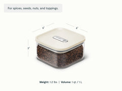 Small Glass Airtight Container 4-pack